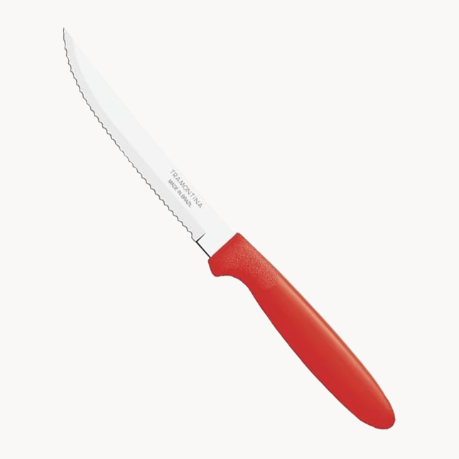 Tramontina 5-Inch BBQ Knife, RED, Red