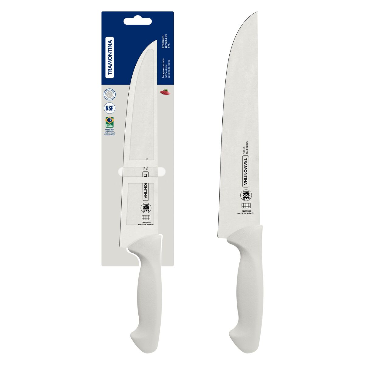 Tramontina Premium Meat Knife 25 cm - White