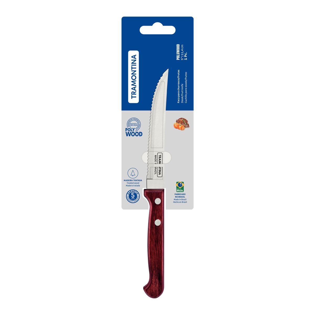 Tramontina Polywood Steak and Fruit Knife