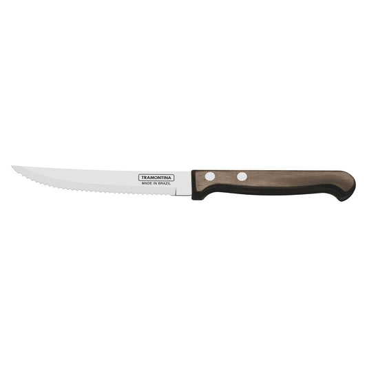 Tramontina Polywood Steak Knife 12.5 cm - Red Wood
