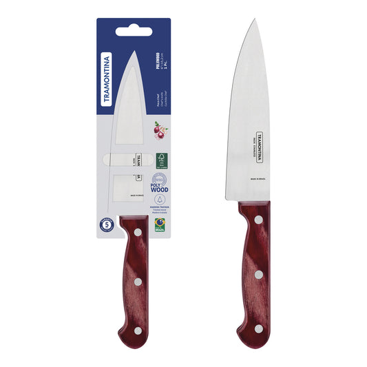 Tramontina Polywood Chef Knife 15 cm - Red Wood