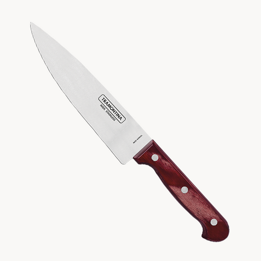 Tramontina Chef's Knife, Red Wood, Polywood