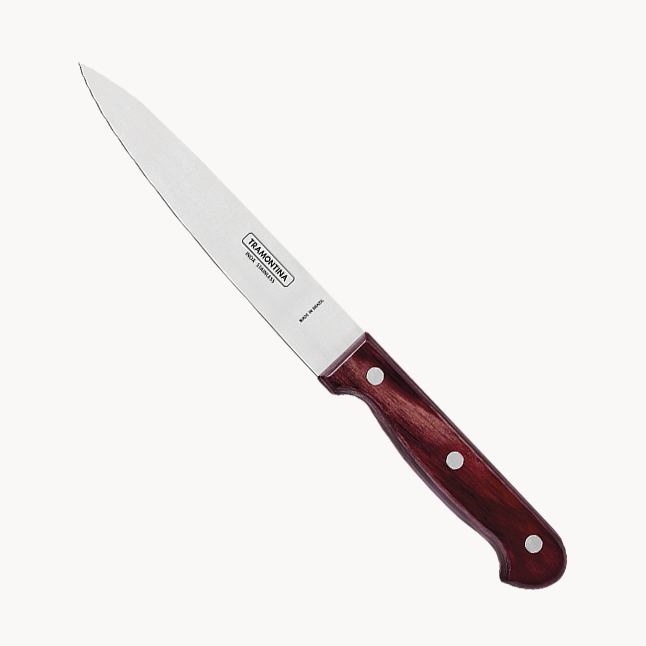 Tramontina 6-Inch Pro Chef Knife, Red Wood, Polywood