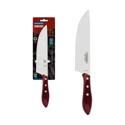 Tramontina Churrasco Butcher Knife 20.32 cm - Red Wood