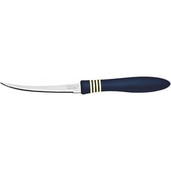 Tramontina Stainless Steel Kitchen Knife with Durable Blue Plastic Handle