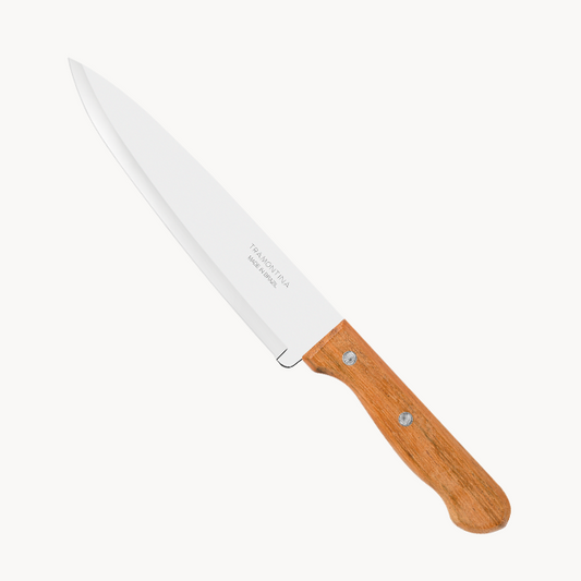 Tramontina Chef's Knife, Wood 8 Inch, Natural Wood