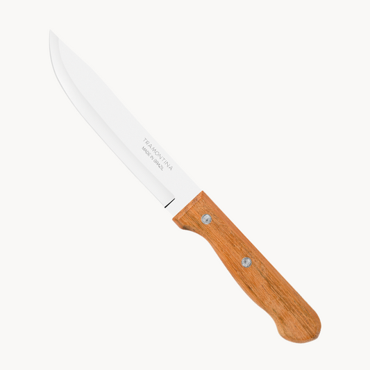 Tramontina 6-Inch Butcher Knife, Wood, Natural Wood