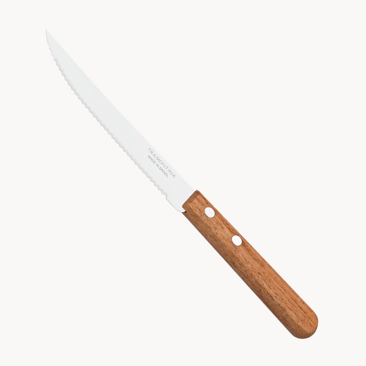Tramontina 10-Inch Knife, Brown Wood, Natural Wood