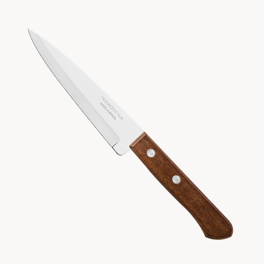Tramontina Fish Knife, Wood Handle 5 inch, Natural Wood