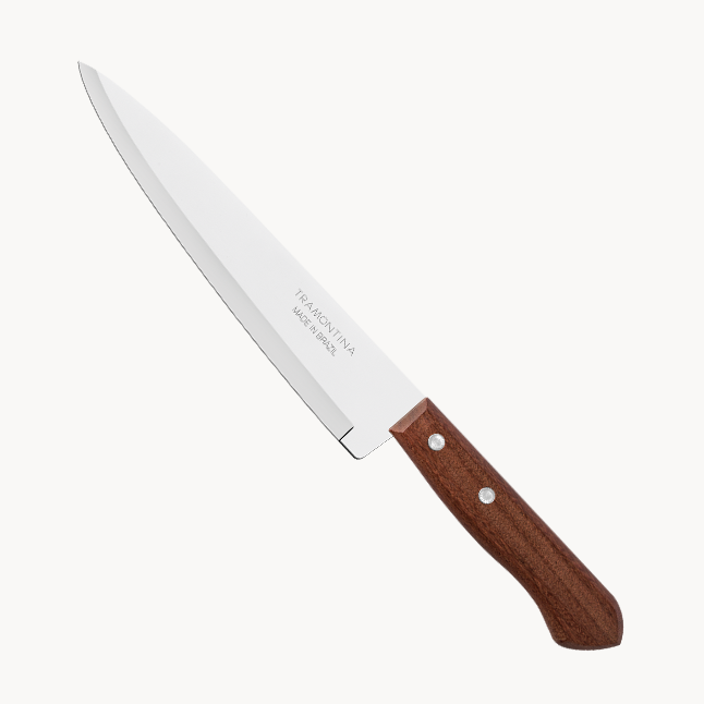 Tramontina Fish Knife, Wood Handle 5 inch, Natural Wood