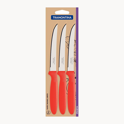 Tramontina 3-pc Fruit Knife Set, 5-Inch | ShararCo