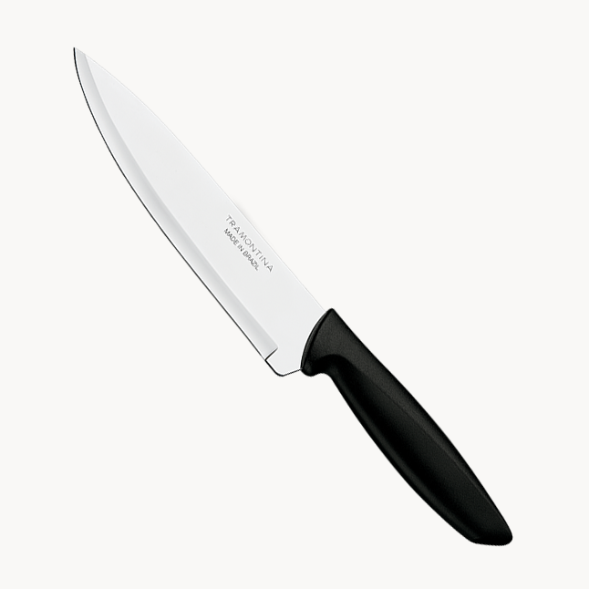Tramontina Chef Knife, Black 8 Inch, Black