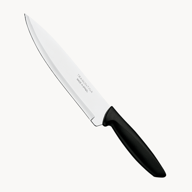 Tramontina Chef Knife, Black 8 Inch, Black