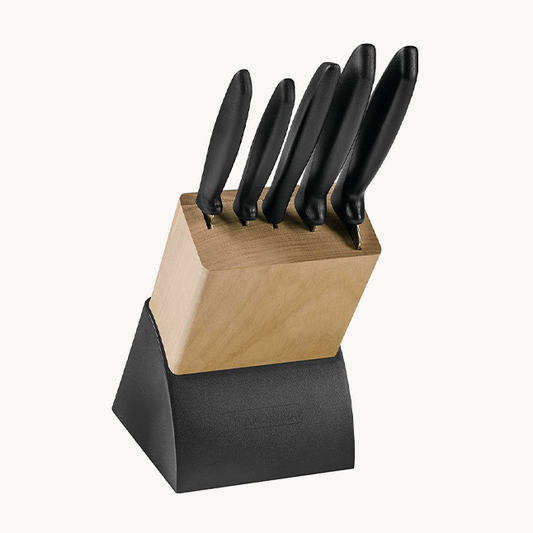 Tramontina 5-piece Knife Set, Black, Black