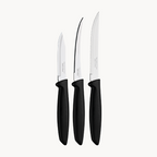 طقم سكاكين من 3 قطع، أسود