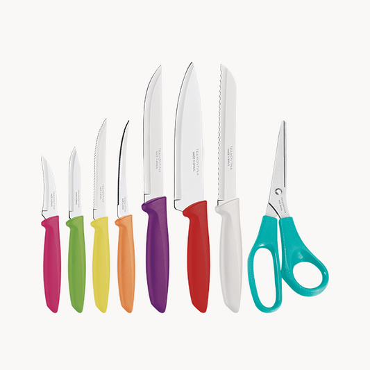 Tramontina 8-Piece Knife & Scissor Set, Nan