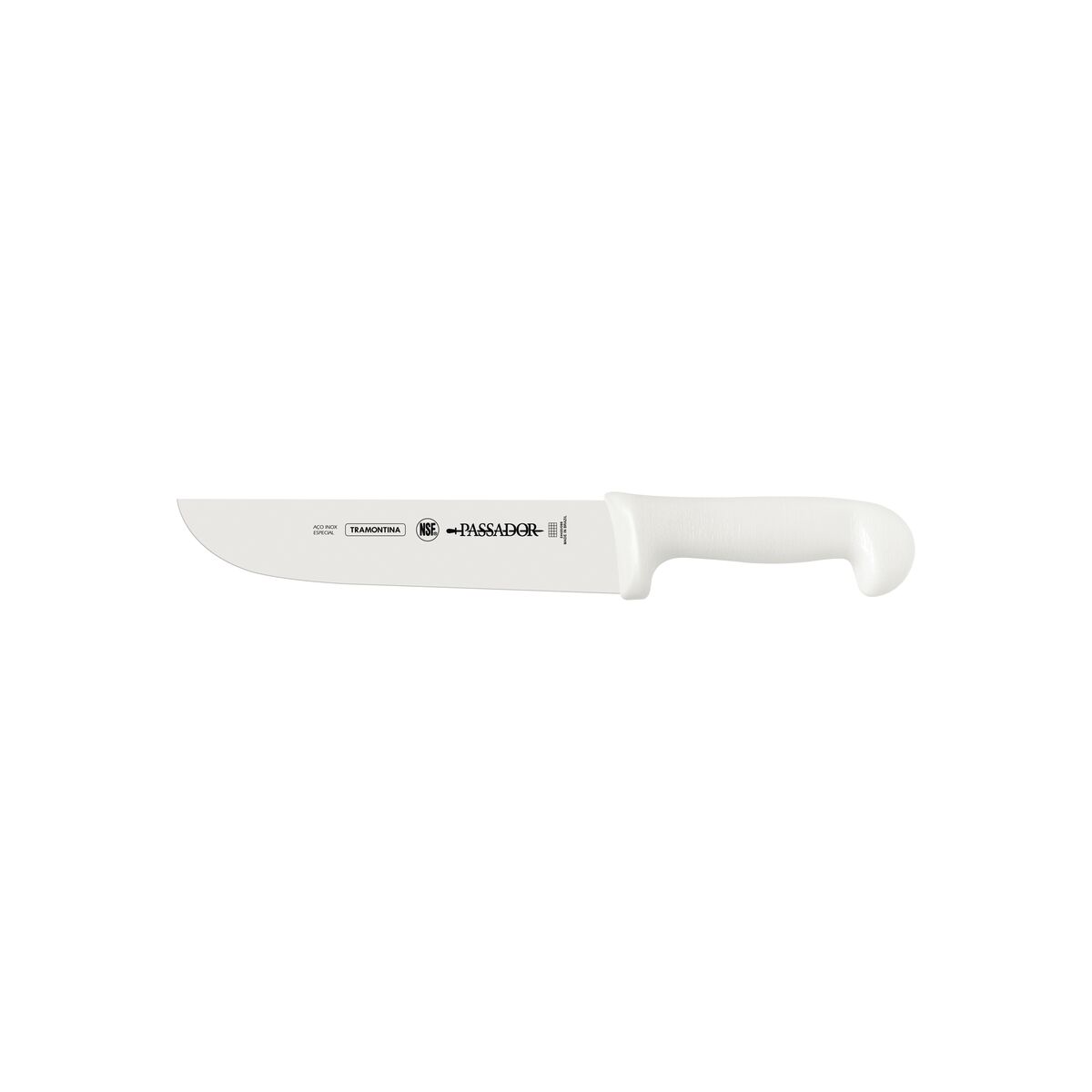 Tramontina Professional 20 cm Carving Knife, Stainless Steel Blade, White Polypropylene Handle, Durable and Versatile