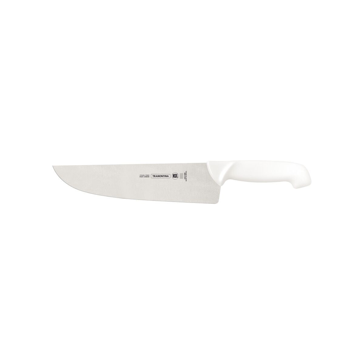 Tramontina Professional Regular Curved Butcher Knife, 25 cm Size, White