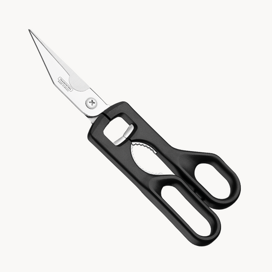 Tramontina 9-Inch Kitchen Scissors, Black, Black