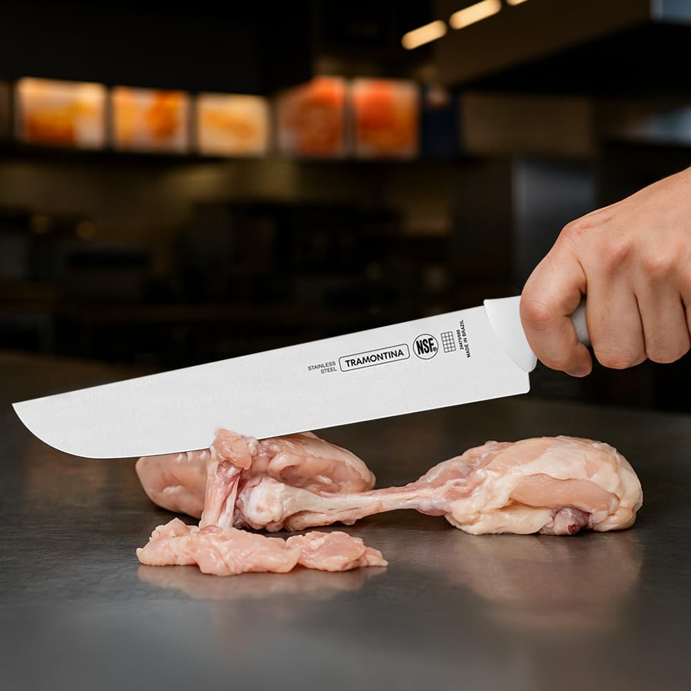 Tramontina Premium Stainless Steel Steak Chef Knife with Handle