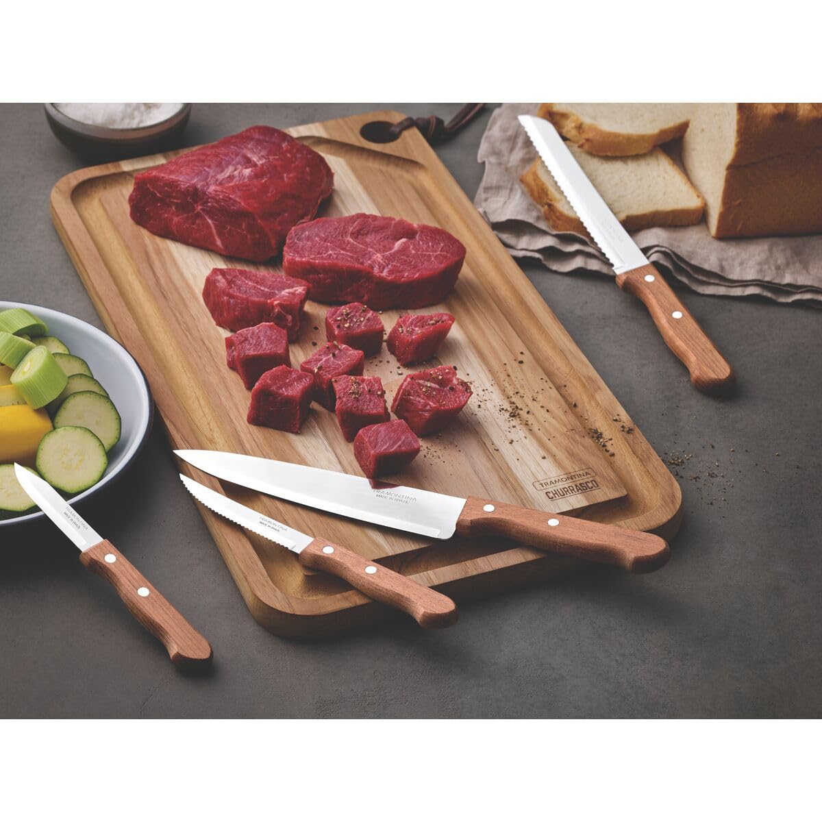 Tramontina 4 Piece Chef Knives Set
