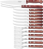 Tramontina 14-piece Fork & Knife Set, Red | ShararCo