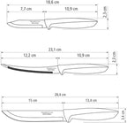 Tramontina 3-piece Knife Set, Gray | ShararCo