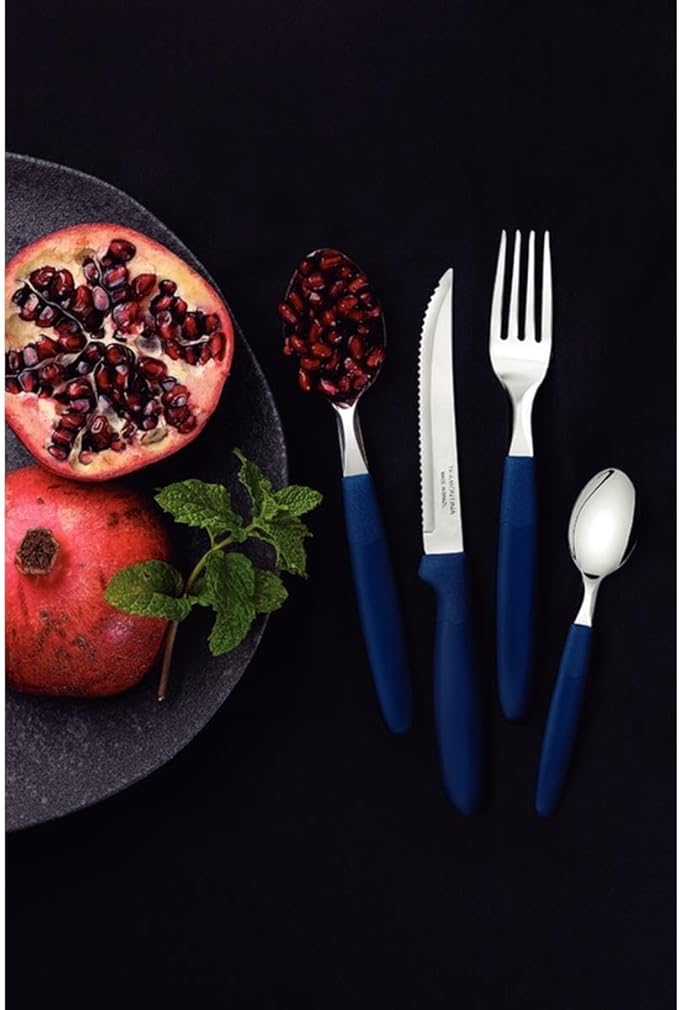 Tramontina 25-pc Cutlery Set, Blue | ShararCo