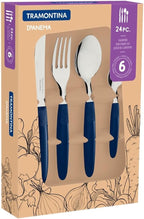 Tramontina 25-pc Cutlery Set, Blue | ShararCo
